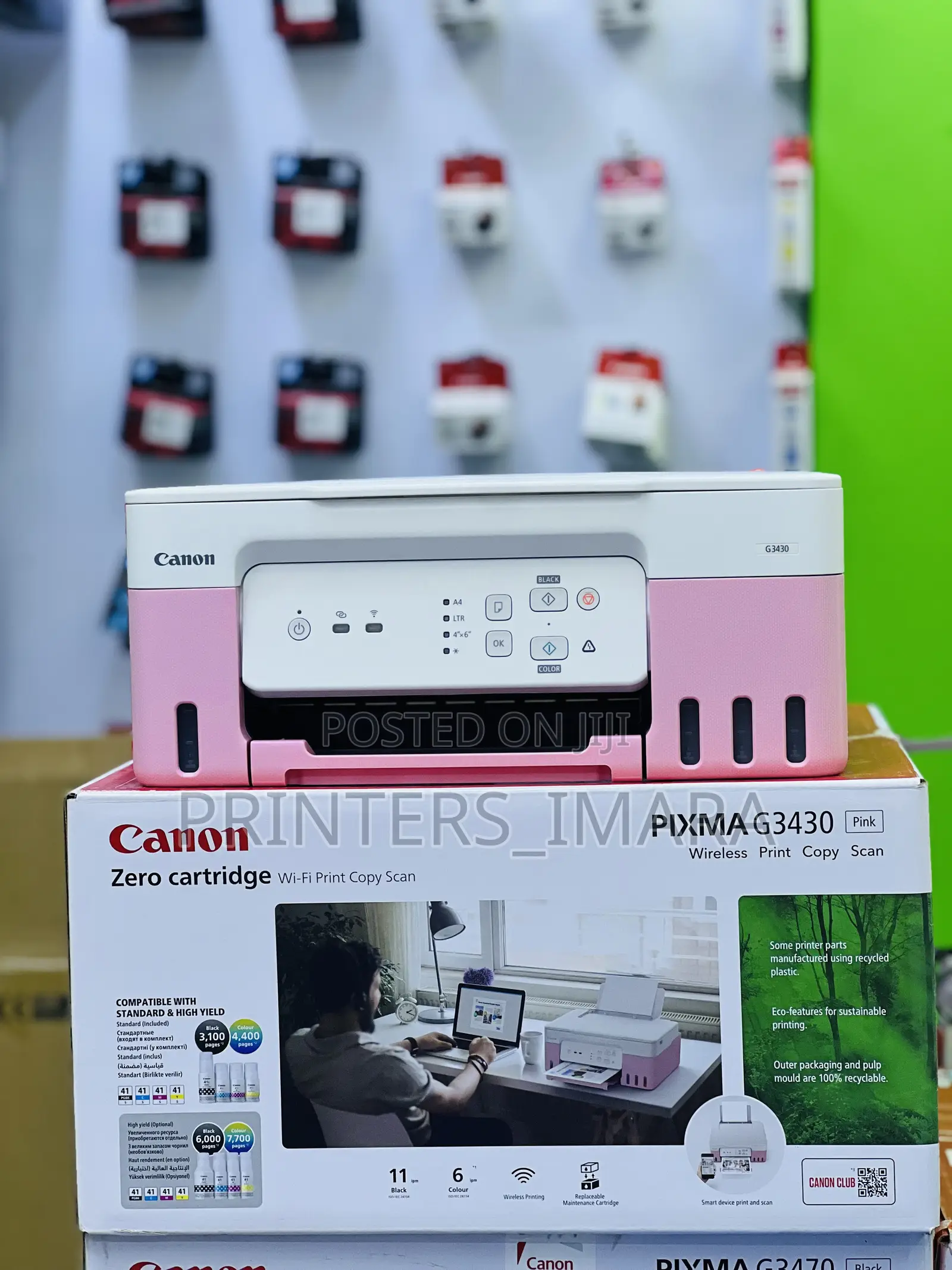  Canon Pixma G3430 — Wireless, Efficient Affordable Pink