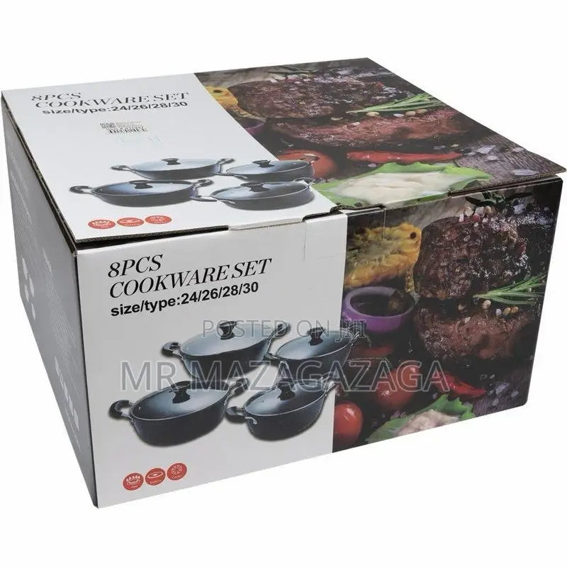 8-PCS Non Stick Sufuria Set