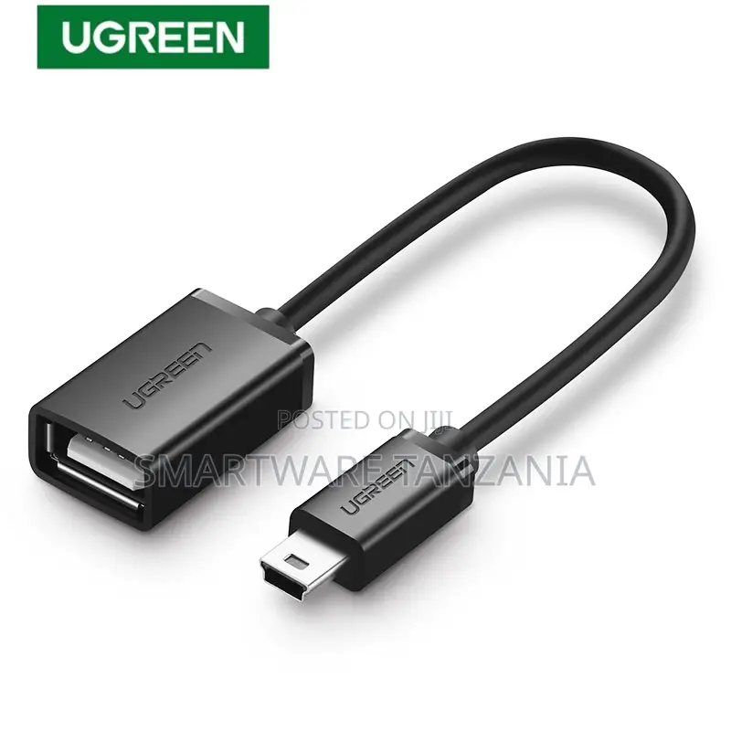 Ugreen Mini Usb Otg Cable Usb-a Female to Mini-B Male Adapter for Mp3