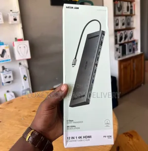 Green Lion 12-in-1 Hdmi Ethernet Usb-C Hub Adapter