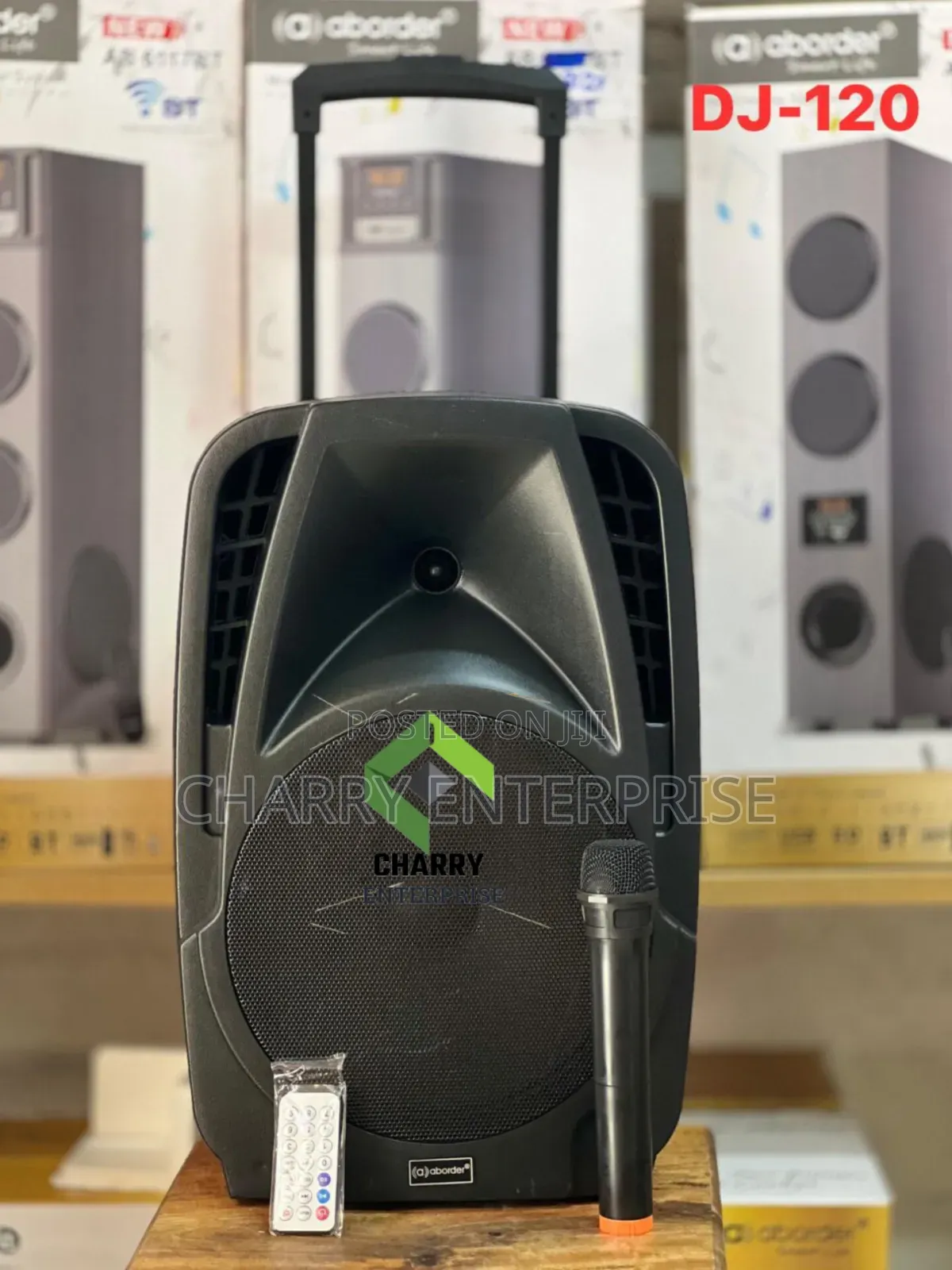 Offer Aborder Portable Rechargeable Speaker 12" Dj120 With Wireles Mic