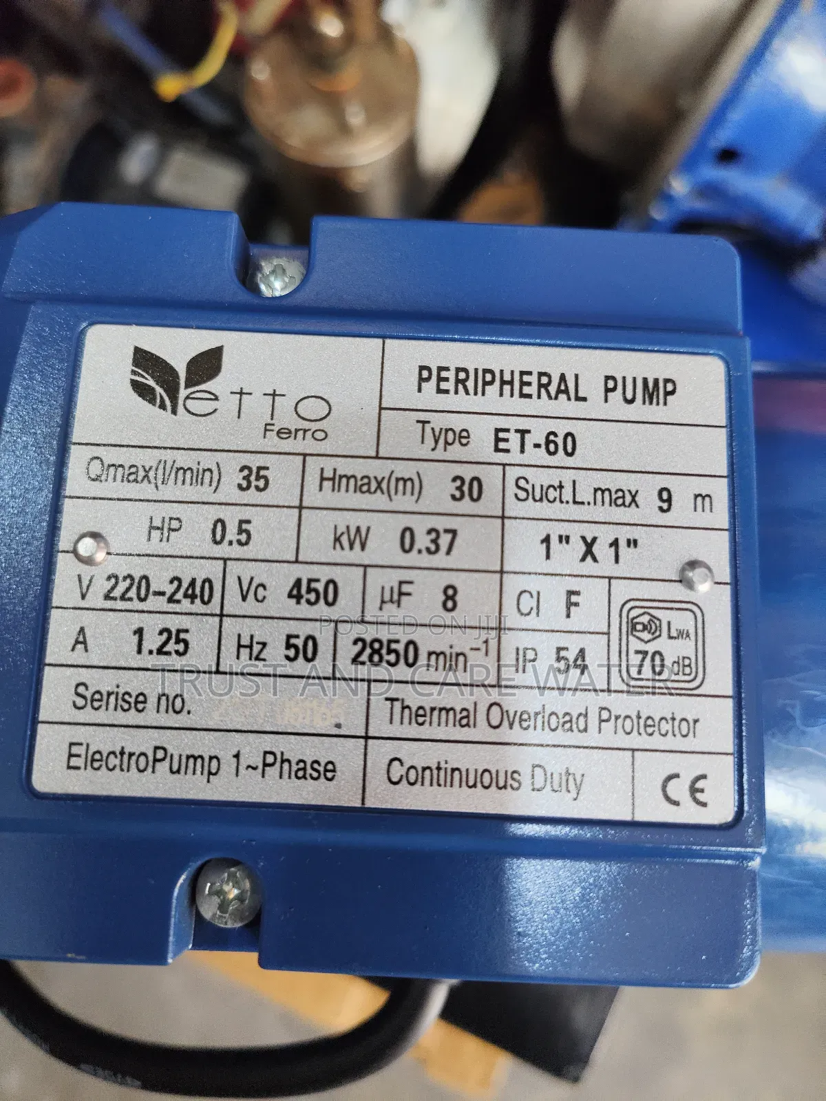 Etto Ferro Surface Pump 0.5hp
