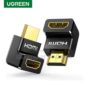 Ugreen Hd112 Hdmi 90 270 Degree Right Angle Adapter Male to Female