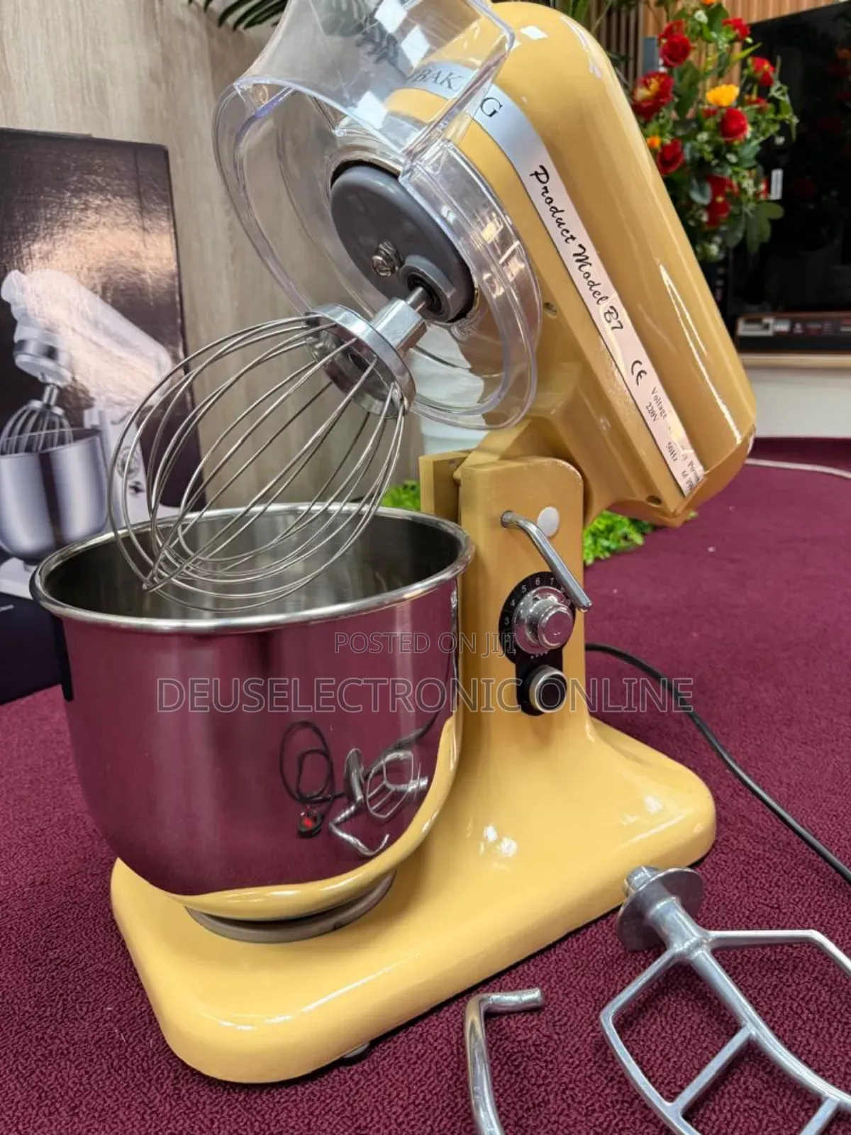 Stand Mixer B7 Heavy Mashine . Yellow Colour.