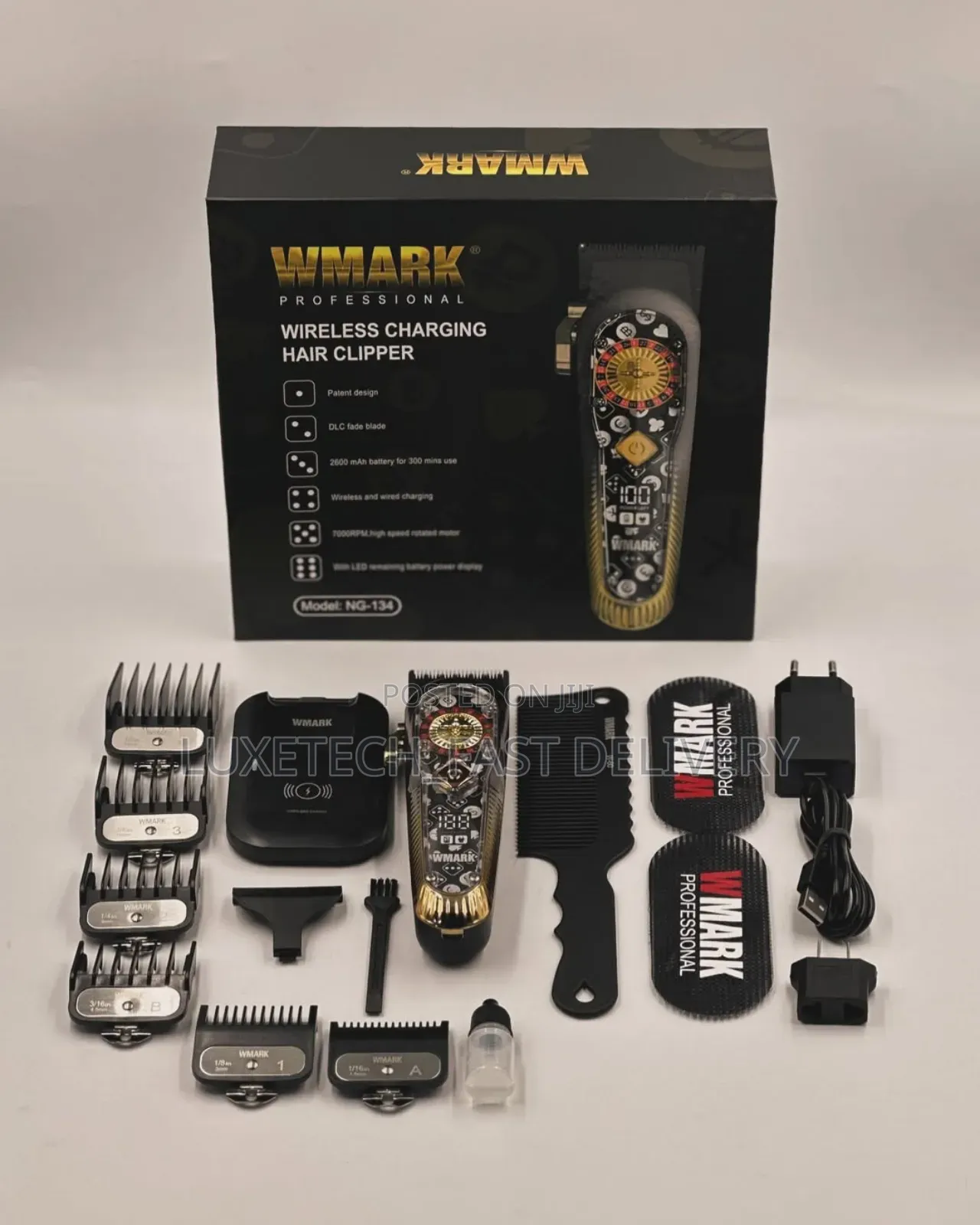 Wmark Ng-134 Professional Wireless Charging Hair Clipper