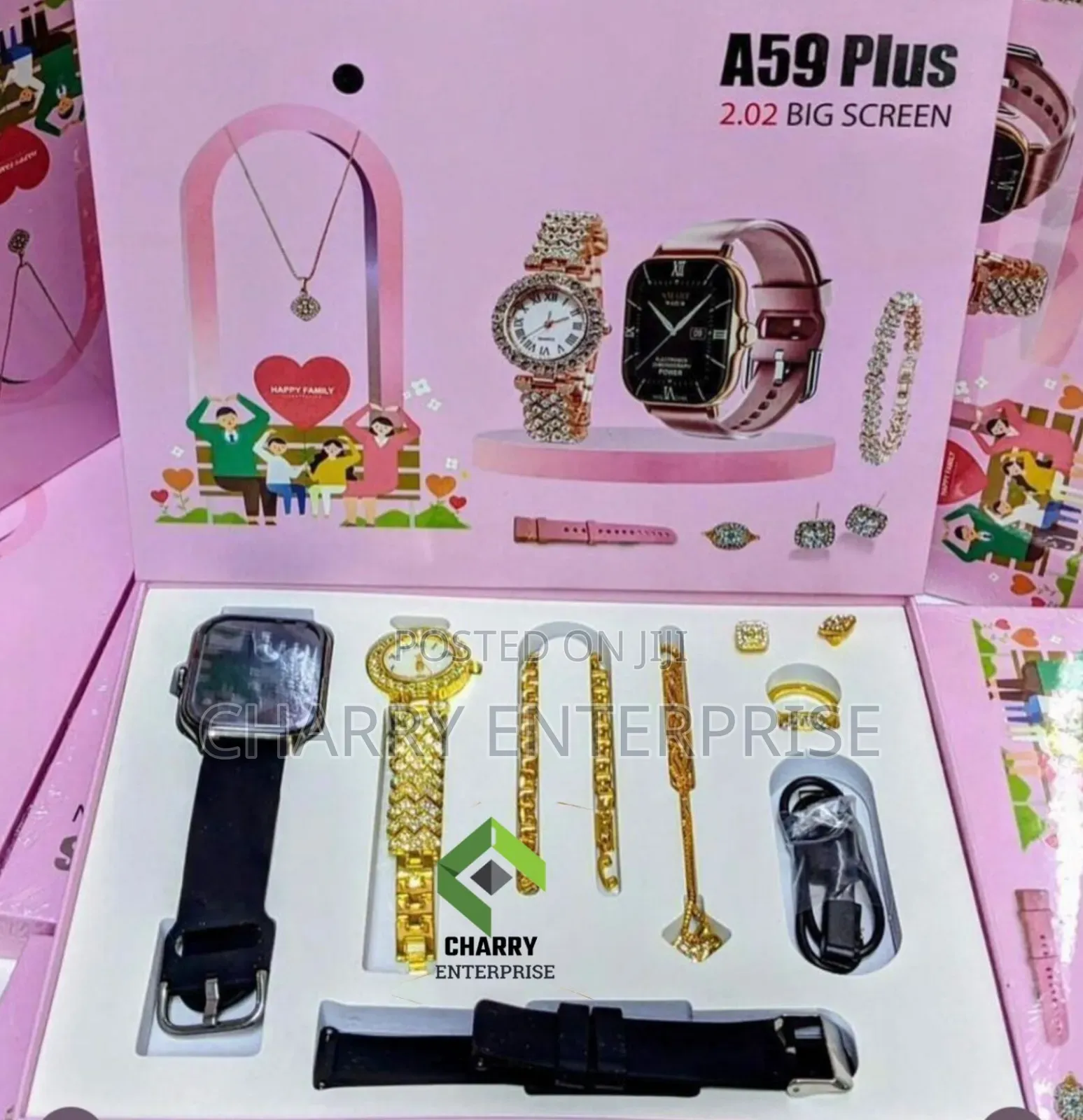 Classic Smartwatch Berry A59 Plus Valentine's Combo Ya
Smartwatch