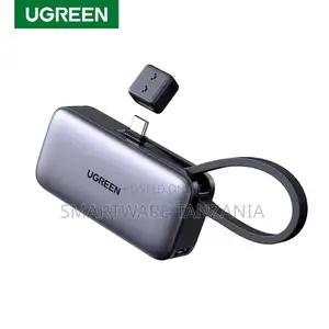 Ugreen 2in1 Mini Power Bank 5000mah Built-in Usb C Cable 22.5w iPhone