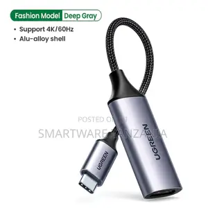 Ugreen Usb C to Hdmi Cable 60hz Nylon Braided Aluminum Adapter