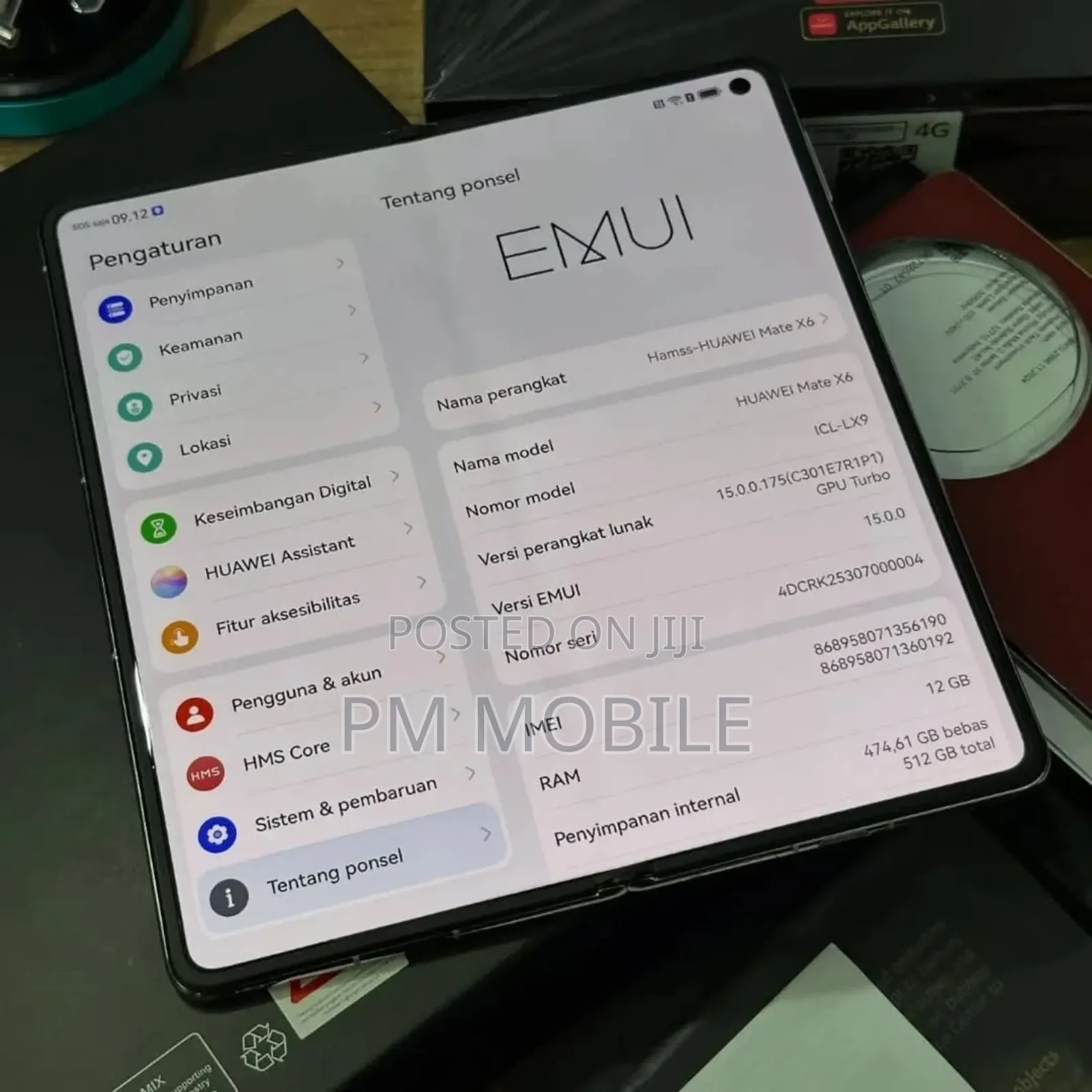 New Huawei Mate X6 512 GB Black