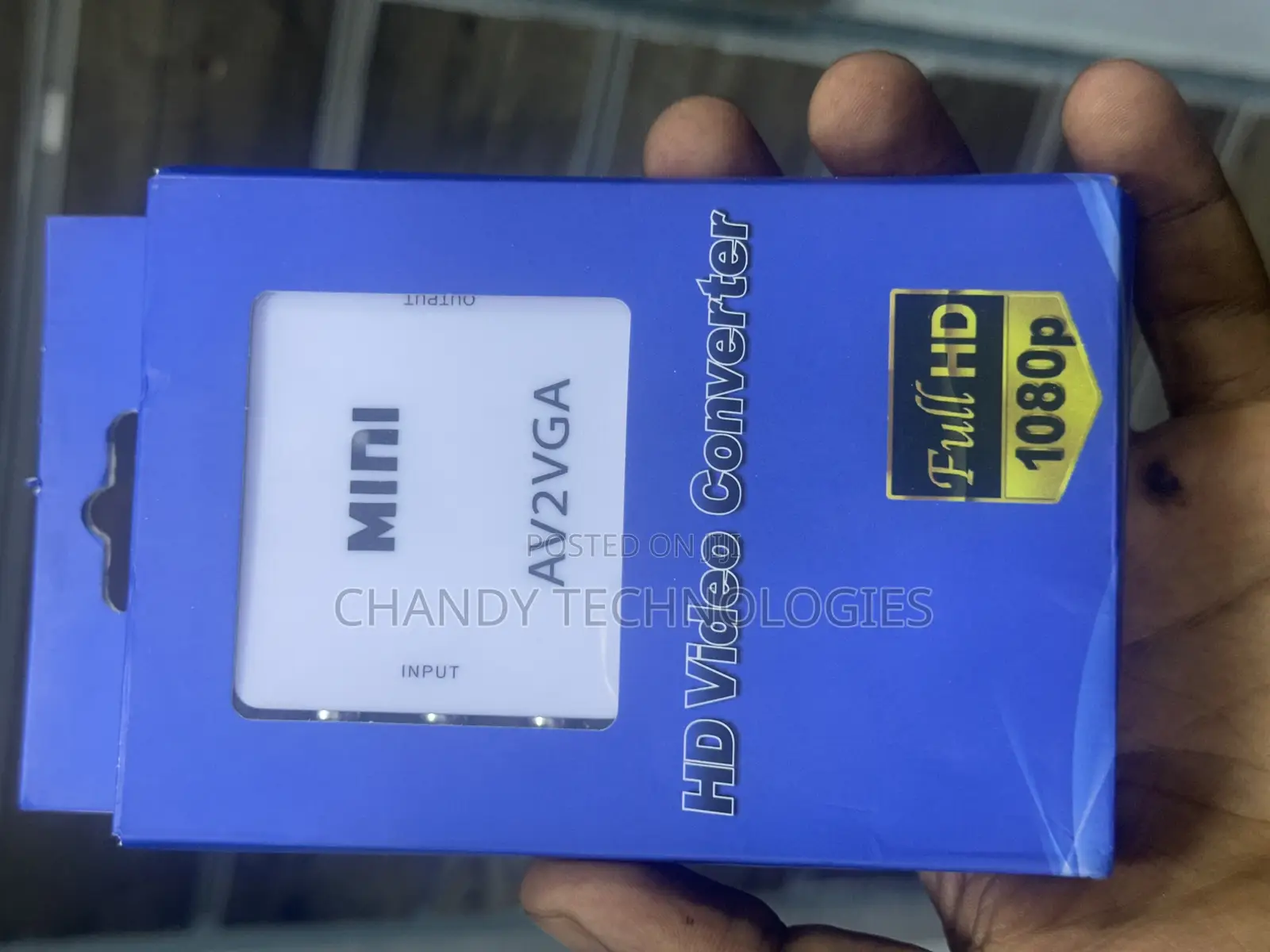 Mini Av to Vga Hd Video Converter.