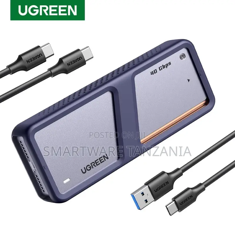 Ugreen 40gbps M.2 Nvme Ssd Enclosure Anti Drop With Internal Fan Cm642