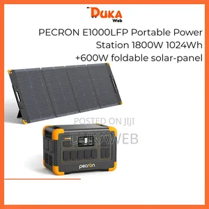 Pecron E1000lfp 1024wh Portable Power Station + 600w Solar Panel