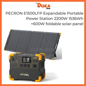 Pecron E1500lfp Expandable Power Station 1536wh + 600w Solar Panel