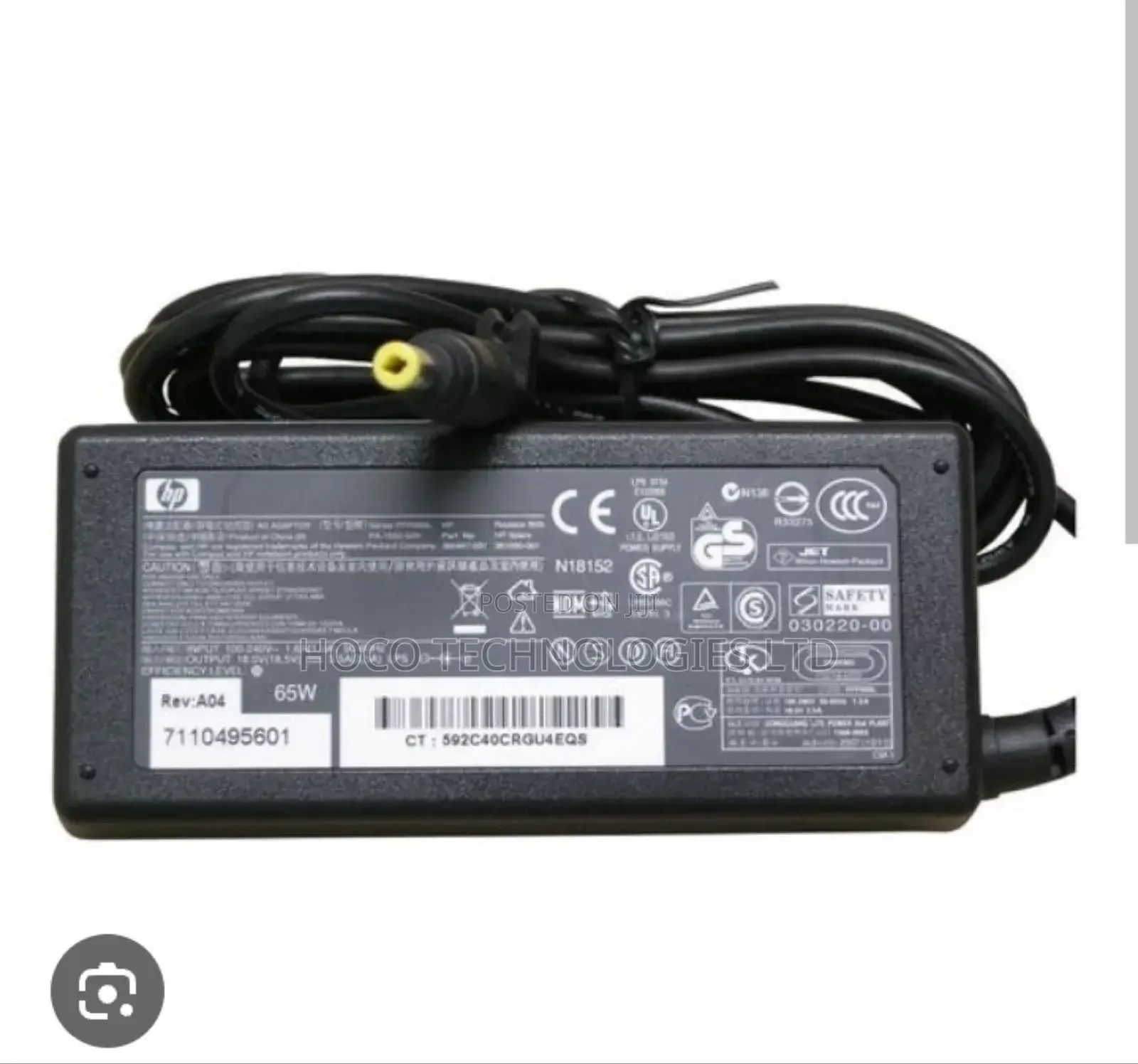 Hp Laptop 65w Power Adapter