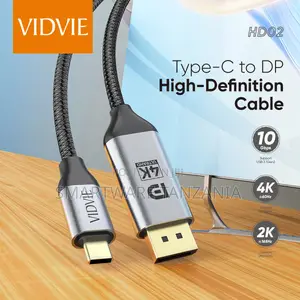 Vidvie 2m Braided Usb-C to Displayport Cable 60hz / 165hz
