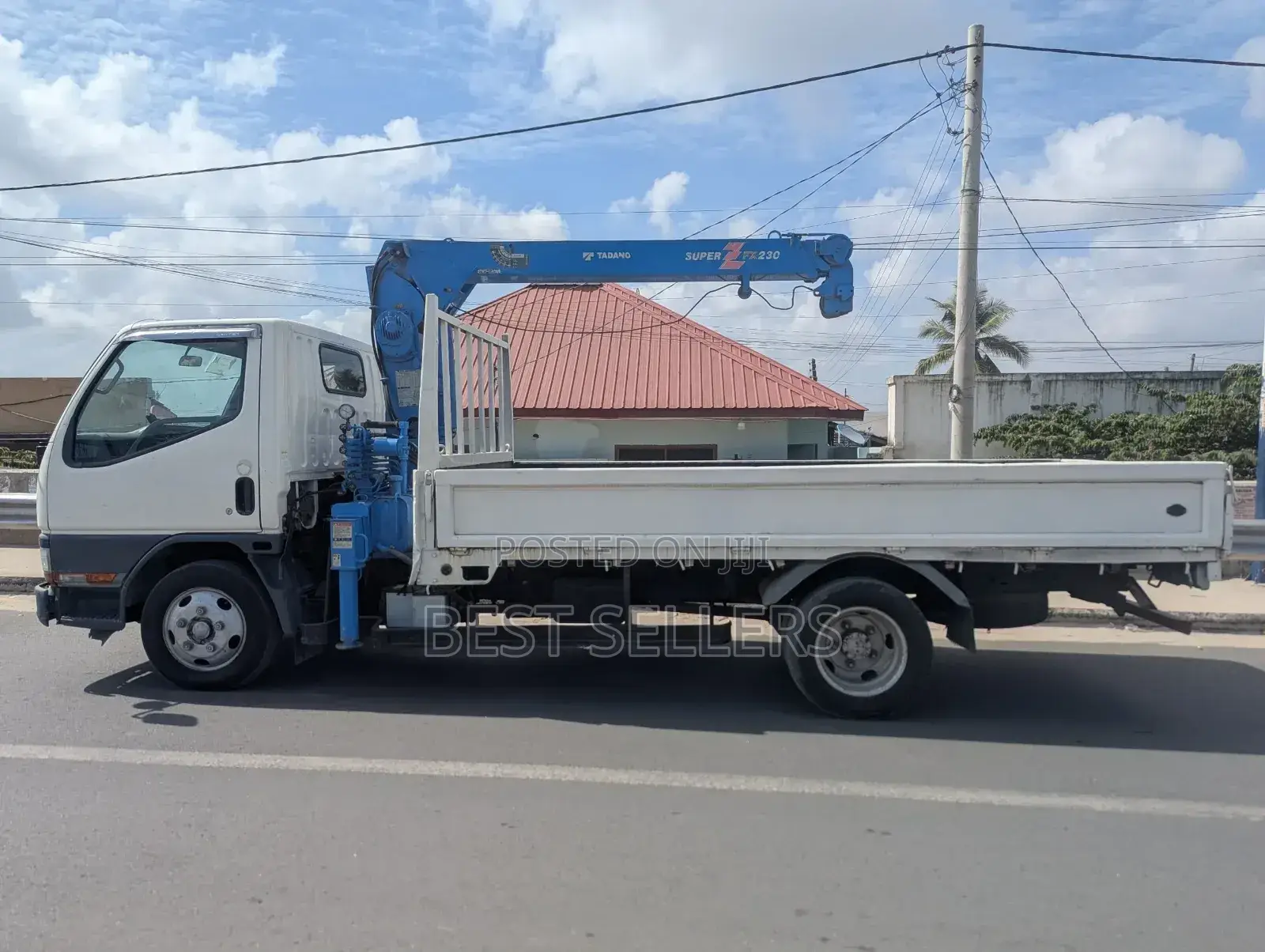Mitsubishi Canter Crane 4d35