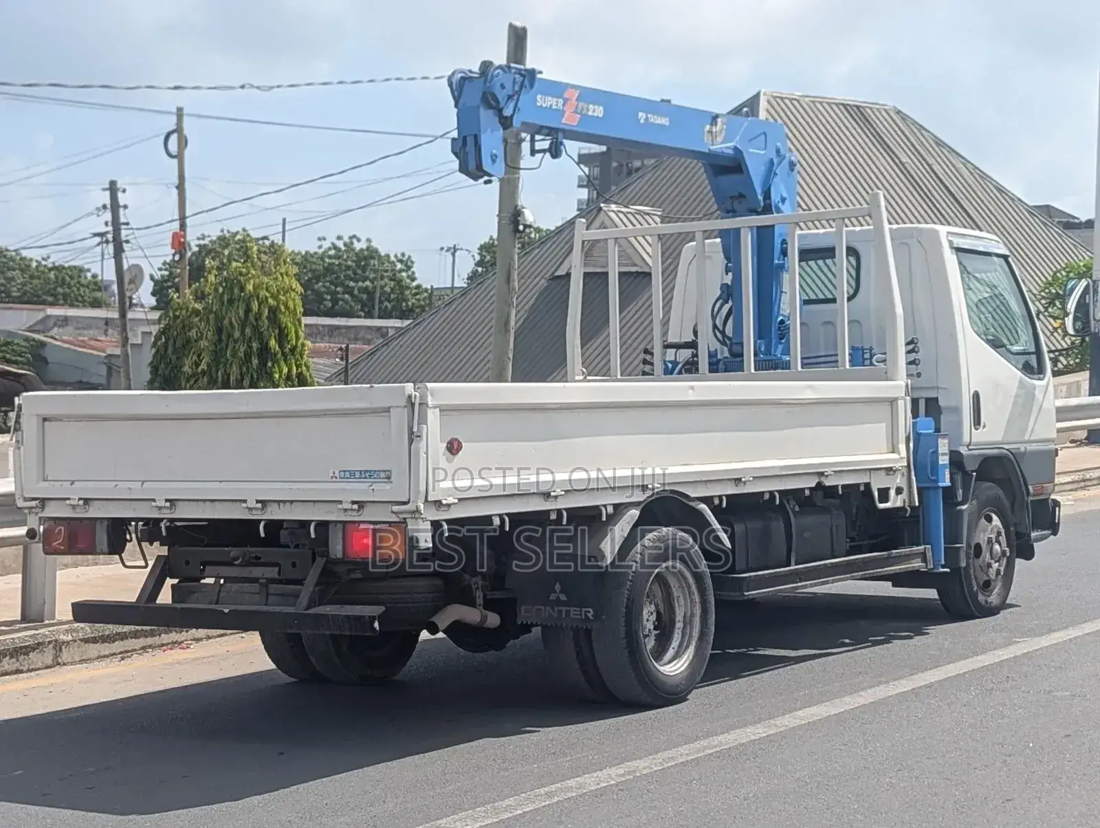 Mitsubishi Canter Crane 4d35