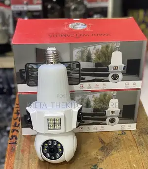 Smart Wifi Bulb Camera Triple Lense