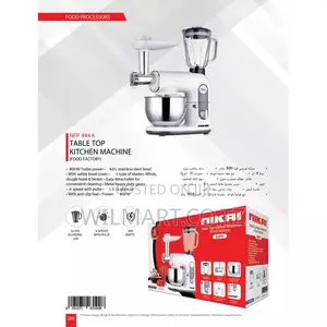 Nikai Kitchen Machine 4l 3 in 1 Blender Mincer and Mixer 800w Nfp444a