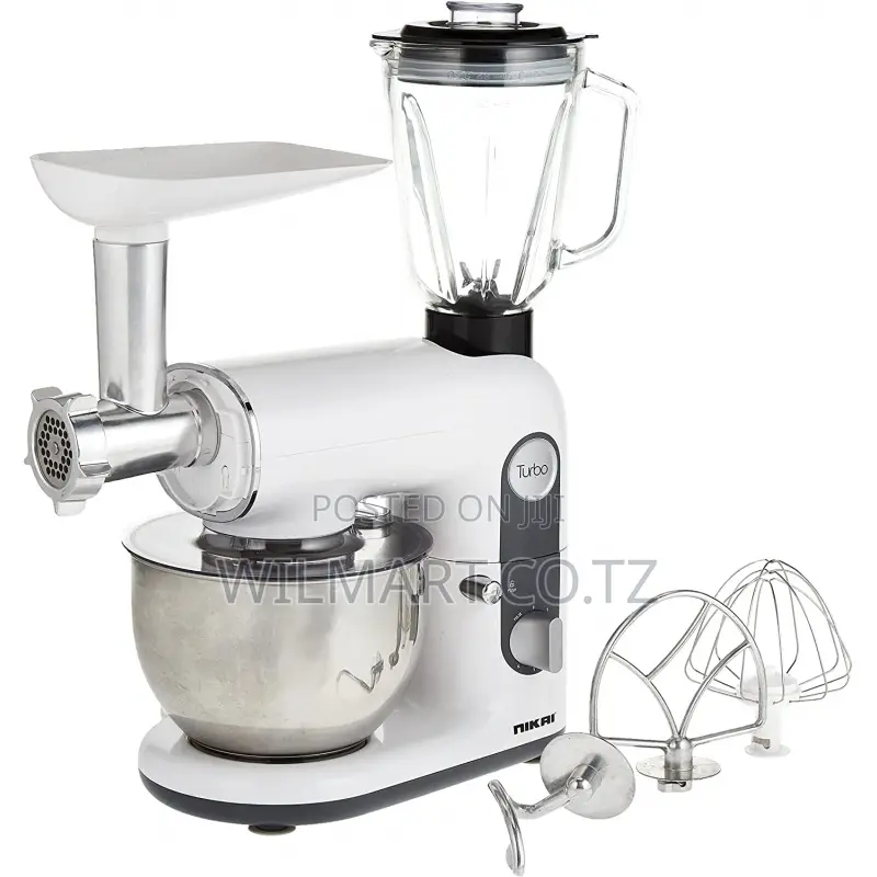 Nikai Kitchen Machine 4l 3 in 1 Blender Mincer and Mixer 800w Nfp444a