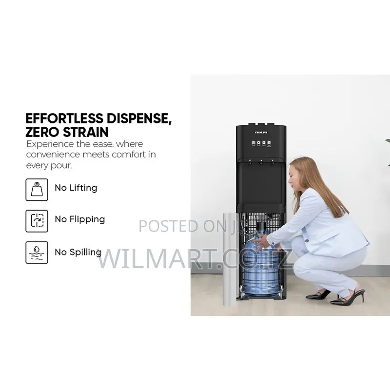 Nikai Water Dispenser 3 Taps Bottom Load With Pump Nwd4000bs 3 Taps