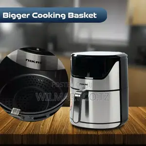 Nikai Airfryer 6l Digital 1800w Naf688ds 60 Mins Timer Detachable
