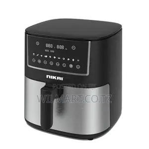 Nikai Airfryer 5.7l Digital 1650w Naf577d 60 Mins Timer 11 Preset Cook