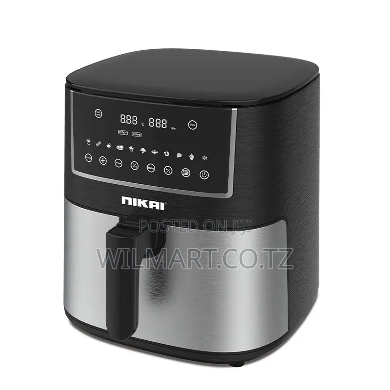 Nikai Airfryer 5.7l Digital 1650w Naf577d 60 Mins Timer 11 Preset Cook