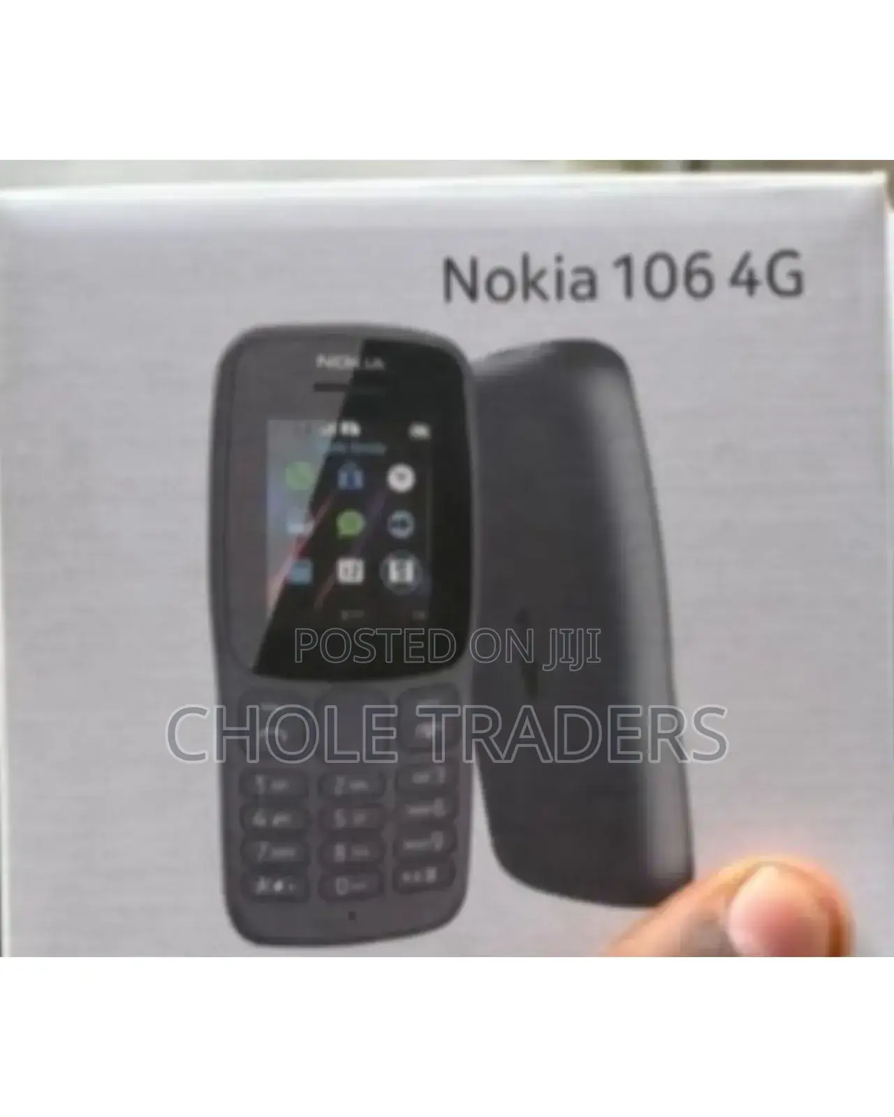 New Nokia 105 4G Black