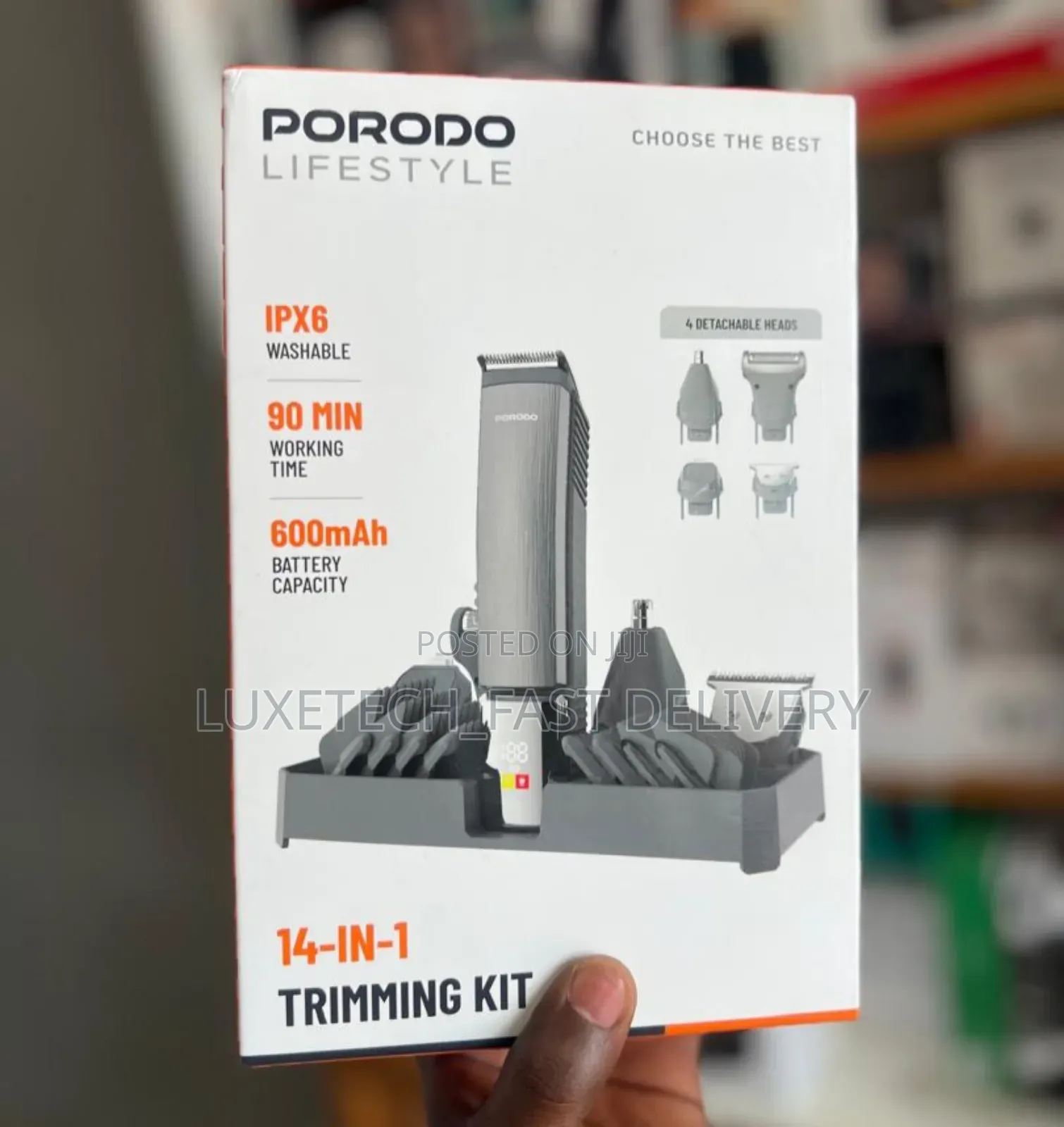 Porodo Lifestyle 14-in-1 Trimming Kit Versatile Grooming Device