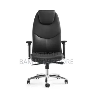 Executive High-Back Swivel Office Chair Boss Chair With Headrest