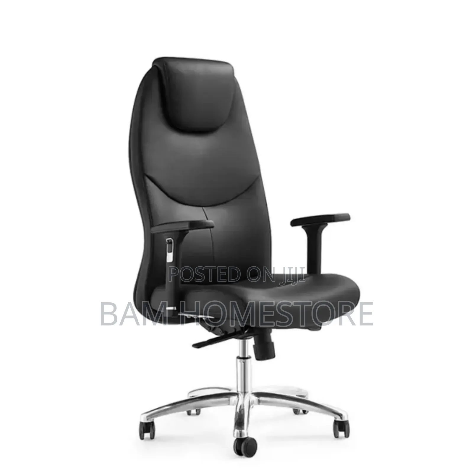 Executive High-Back Swivel Office Chair Boss Chair With Headrest