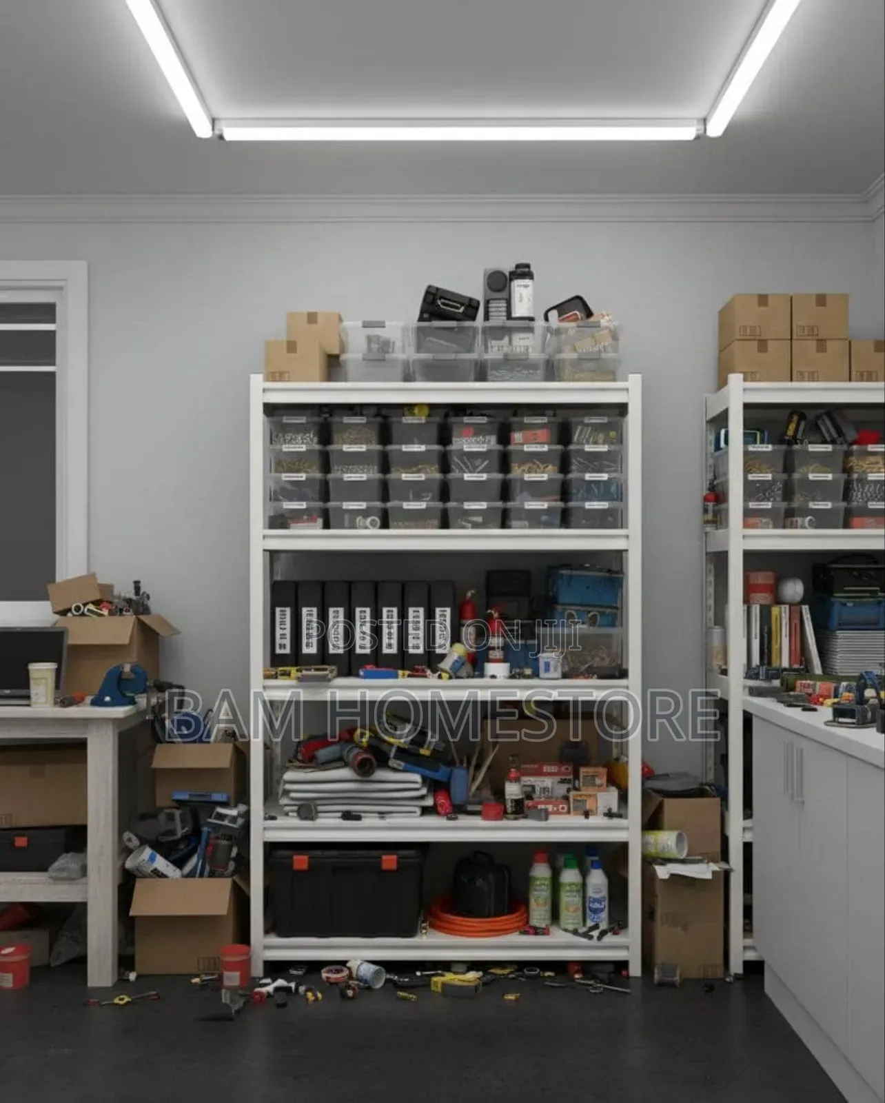 Metal Storage Shelves (Xs440) - Home, Office Shop Storage Rack
