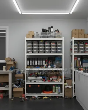 Metal Storage Shelves (Xs440) - Home, Office Shop Storage Rack