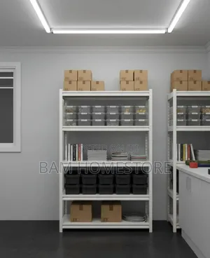 Metal Storage Shelves (Xs440) - Home, Office Shop Storage Rack