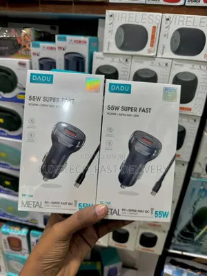 Dadu Dc-166 55w Metal Car Charger - Usb-C and Usb-a Ports