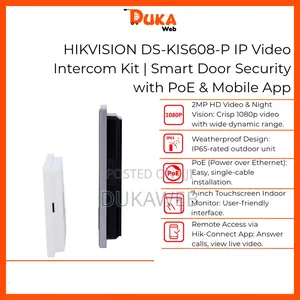 Hikvision Ds-Kis608-P Ip Video Intercom Kit