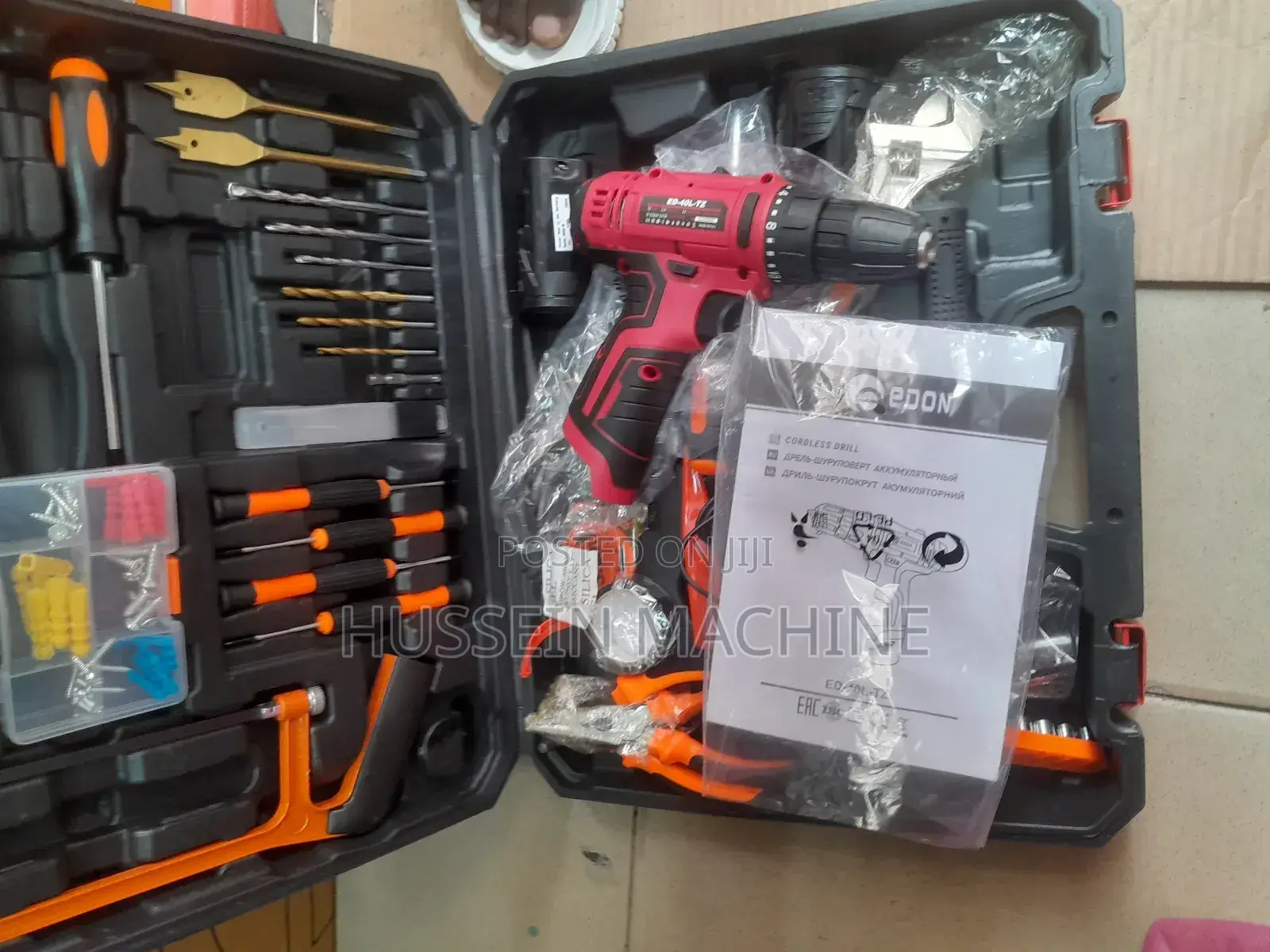 New Cordless Drill Ful Tools Edon Brand 12v