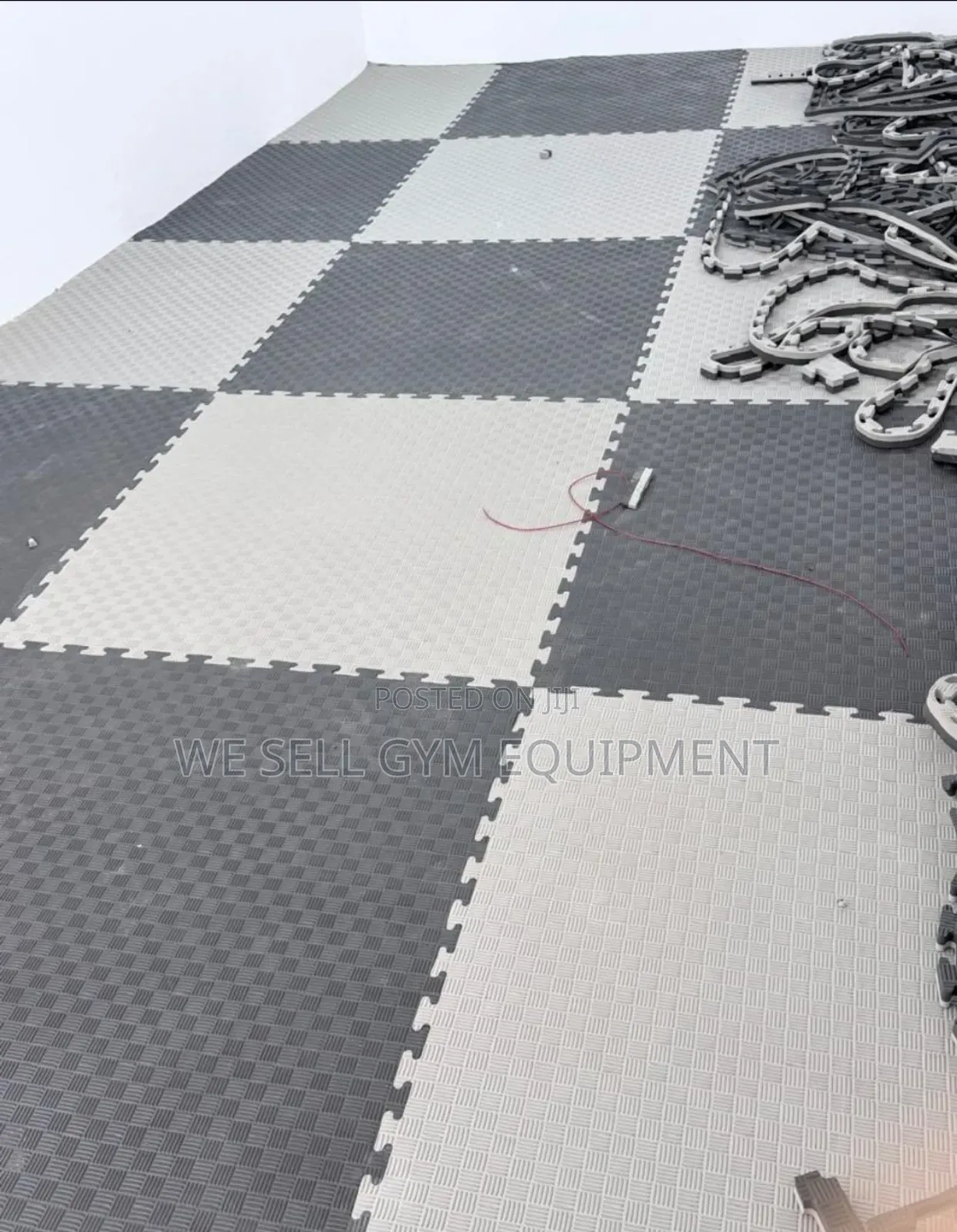 Interlock Gym Floormat Rubber