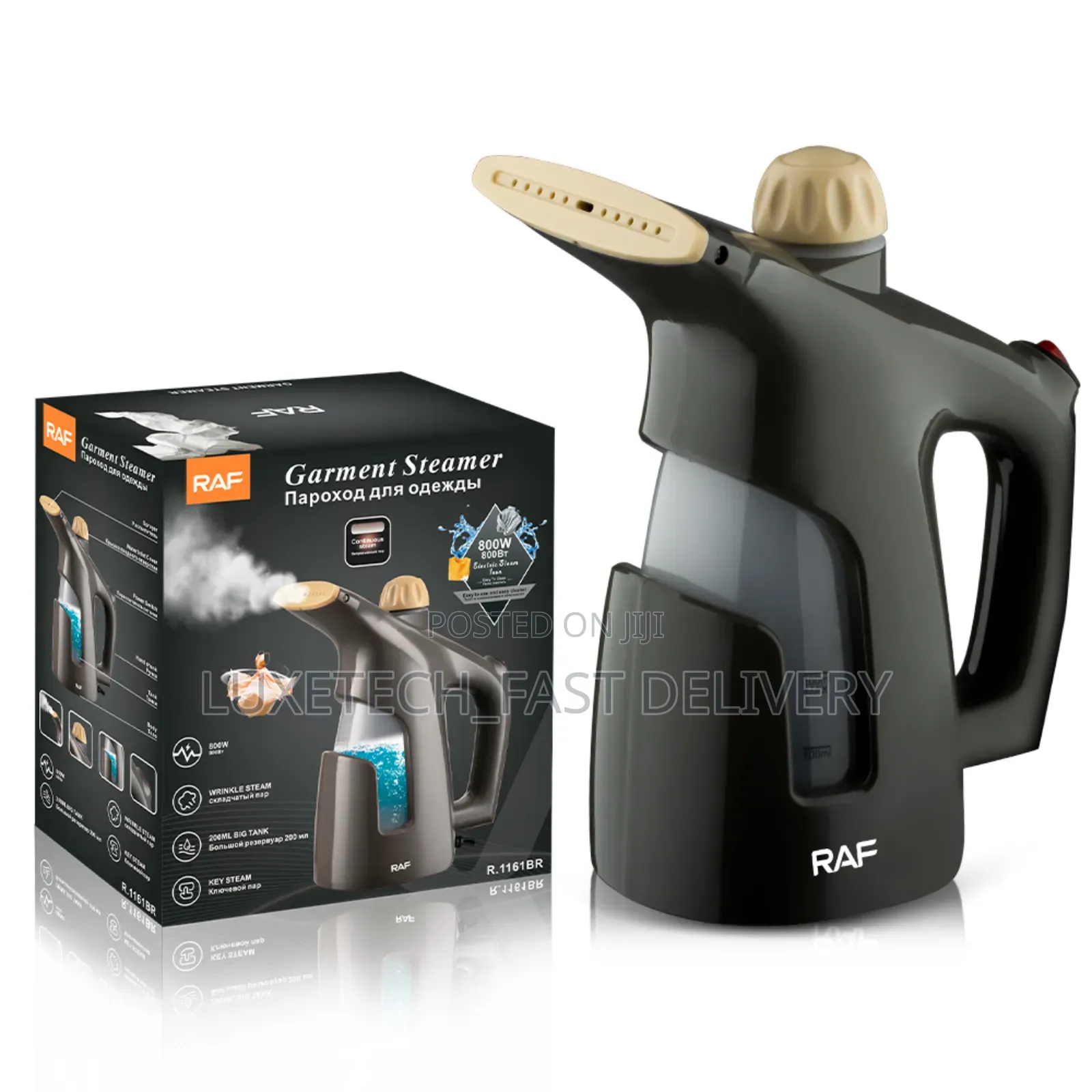 Raf R.1161br Handheld Garment Steamer 200ml - Pasi Ya Mvuke