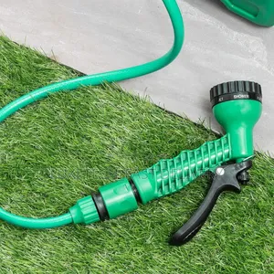 10 Meter Roll Up Garden Hose Reel With 8 Functions Nozzle Spray Gun