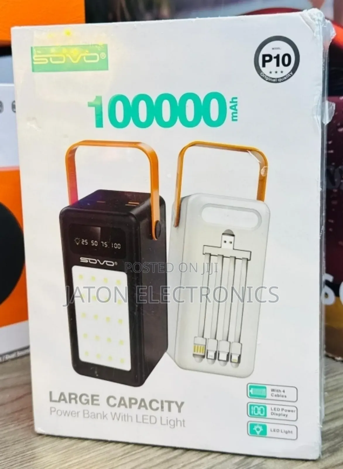 Sovo Large Capacity Powerbank 100000mah