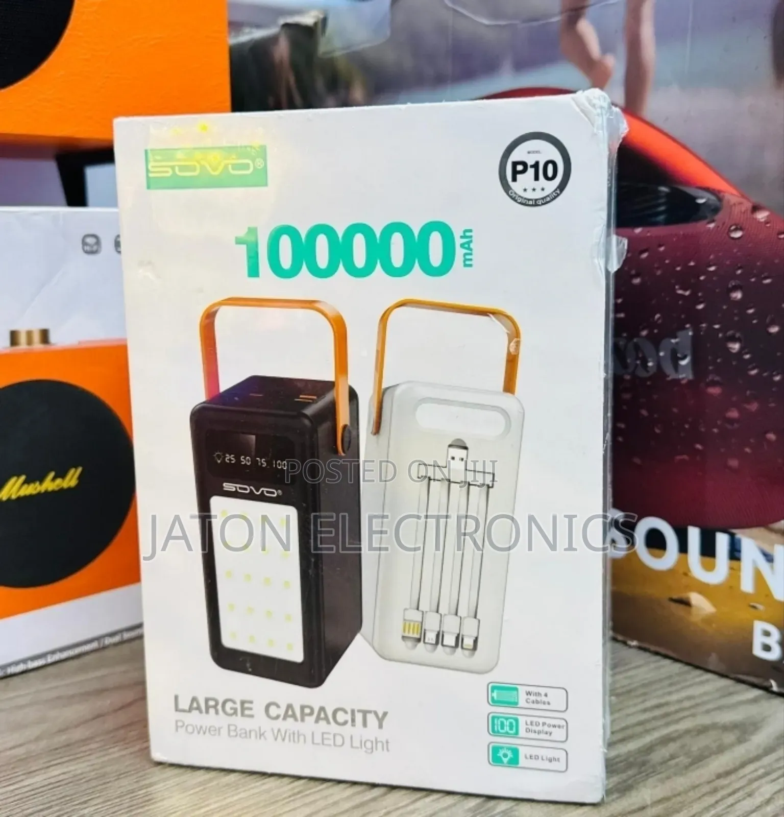 Sovo Large Capacity Powerbank 100000mah