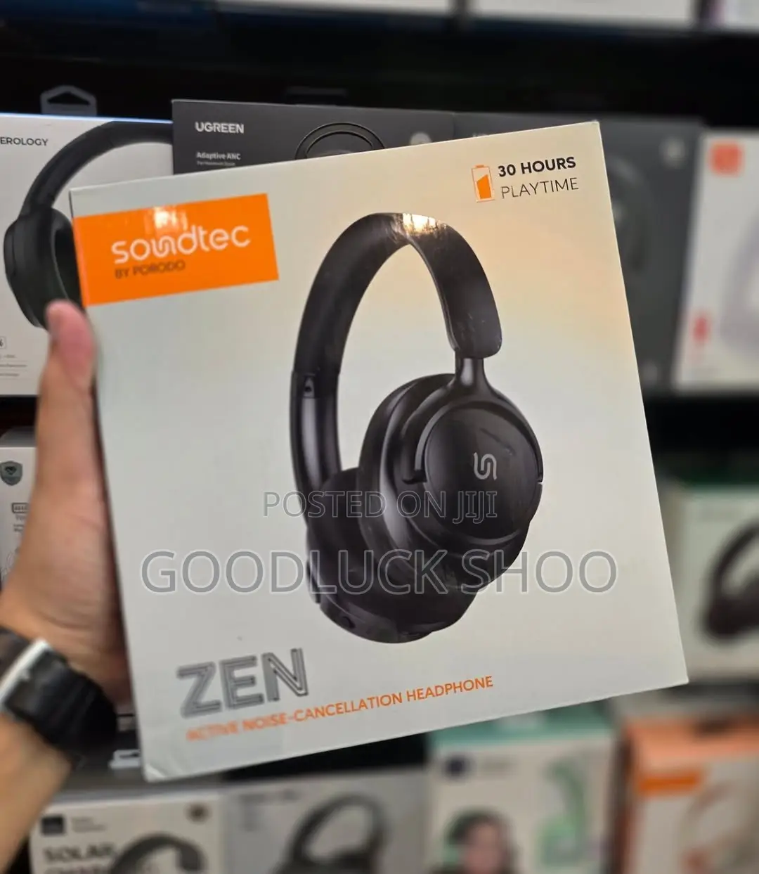 Soundtec Zen Noise Cancelling Wireless Bluetooth Headphone