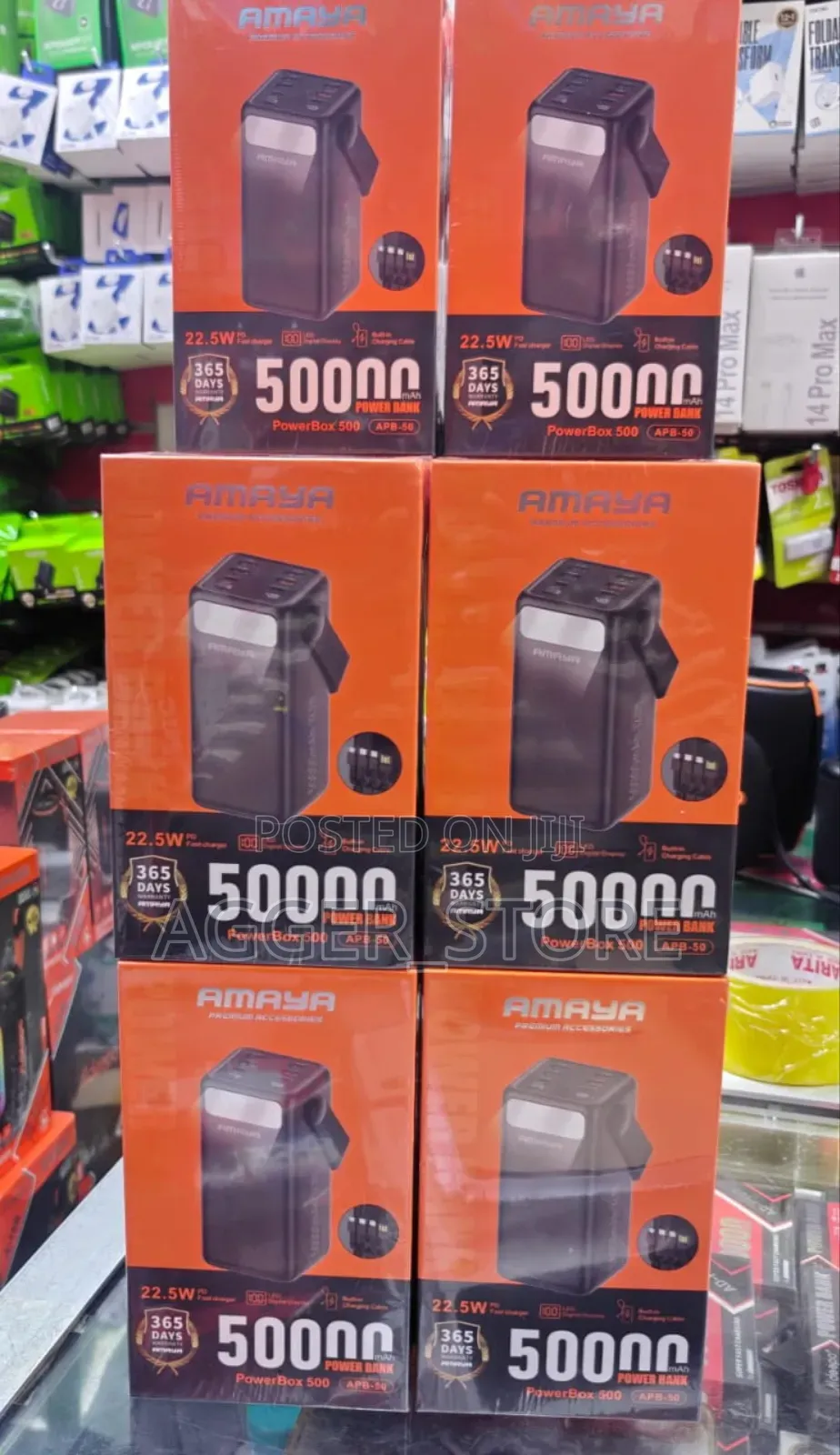 Amaya Powerbox 500 Original Powerbank 50000mah