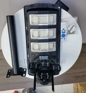 Solar Security Camera 3 Lens 450w CCTV for Farms Streets