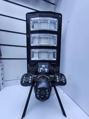 Smart Street Lighting CCTV Camera 450w Supporting 3 Lens Camera