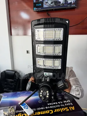 Outdoor Surveillance Light CCTV Camera 450w 3 Lens Security Camera