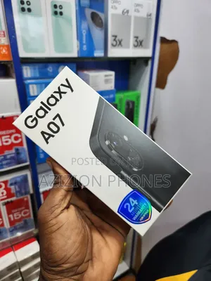 New Samsung Galaxy A07 128 GB Black