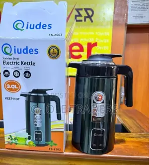 3.0l Qiudes Stainless Steel Electric Kettle (Black)